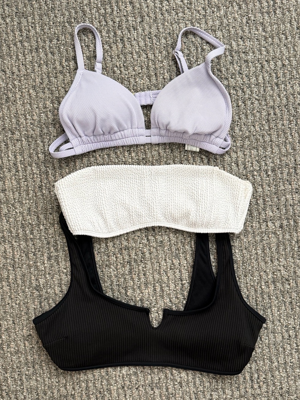 Hollister women's swimsuit tops bundle size S/M